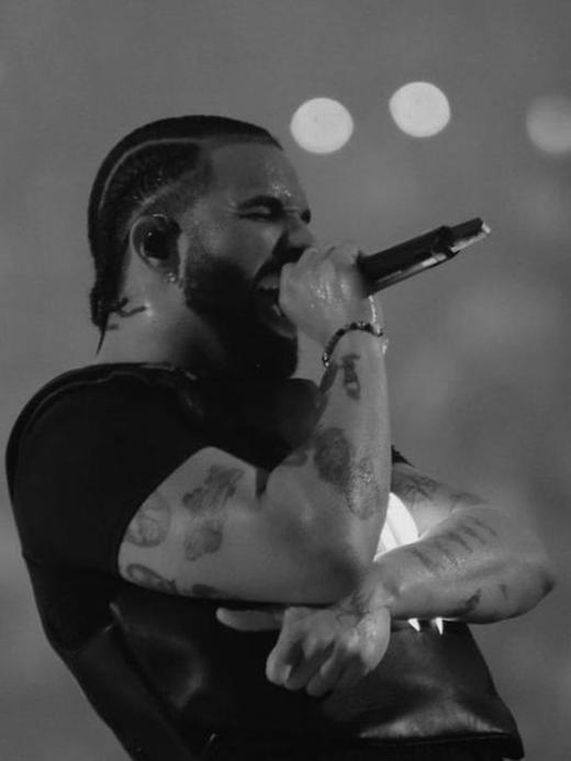 Drake performing live