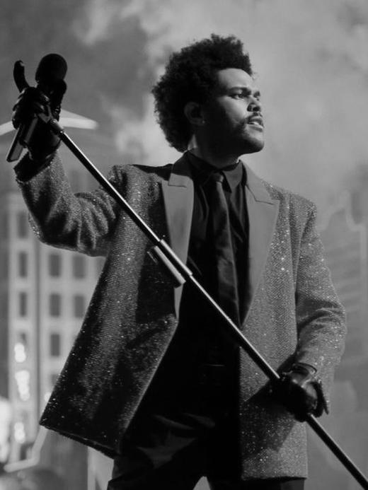 The Weeknd performing live